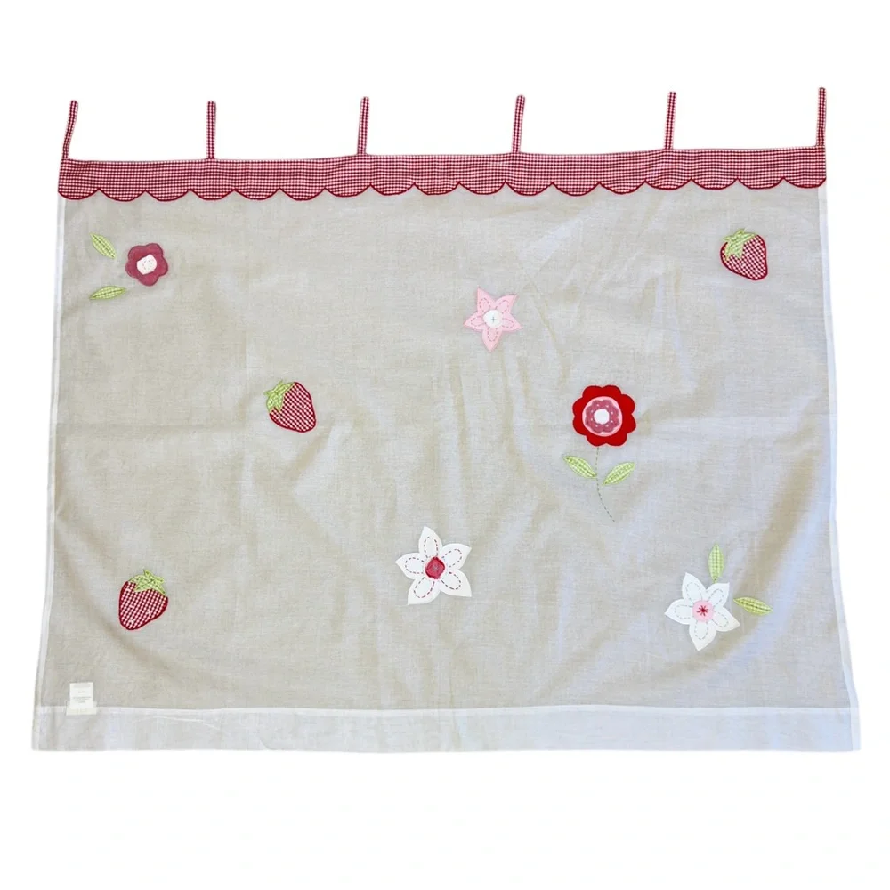 Pottery Barn Kids Sweet Strawberry Curtain - Retired